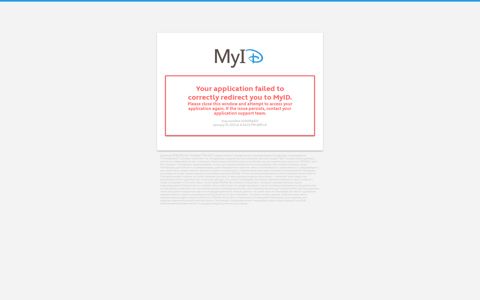 Login to MyID | Identity And Access Management