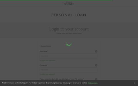 Login - Personal Loan - John Lewis Finance