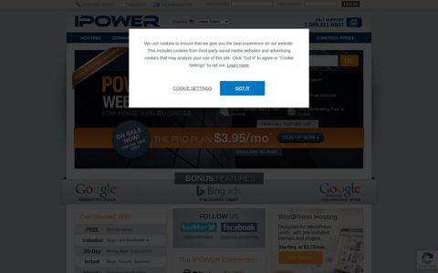 Domain Names and Web Hosting by IPOWER