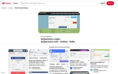 Indyarocks login | Login, Sms, Privacy policy - Pinterest