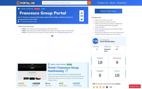 Francesco Group Portal