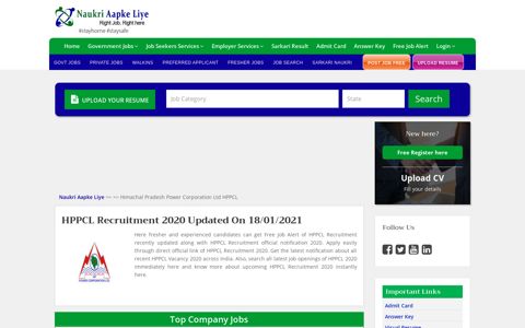 HPPCL Recruitment 2020-Apply online latest HPPCL ...
