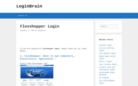 flexshopper login - LoginBrain