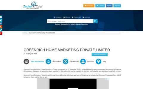 GREENRICH HOME MARKETING PRIVATE LIMITED ...
