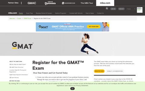 Register for the GMAT Exam | GMAT Exam | mba.com