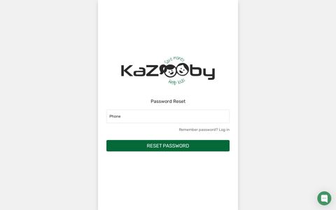 Password Reset - KaZooby