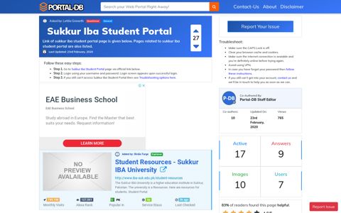 Sukkur Iba Student Portal