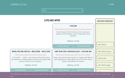 lifeline wfm - General Information about Login - Logines.co.uk