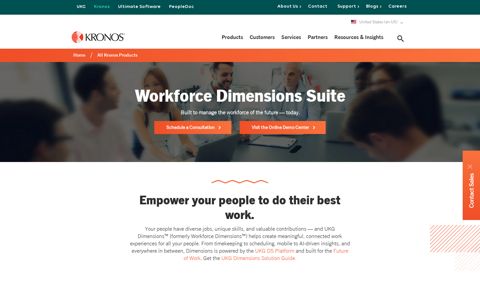 Workforce Dimensions Suite | Kronos