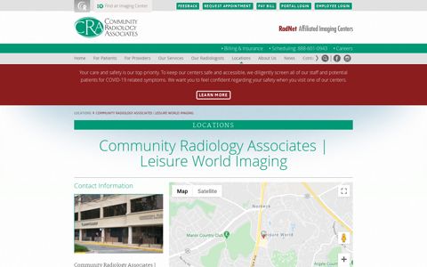 Leisure World Imaging | MD | Community Radiology - RadNet