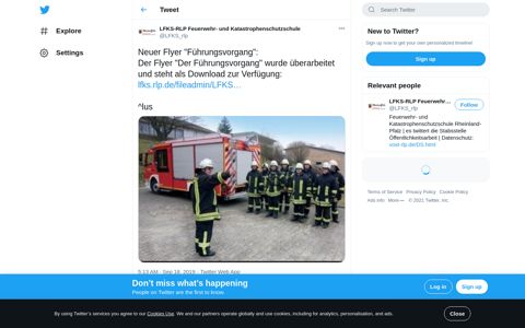 LFKS-RLP Feuerwehr- und Katastrophenschutzschule on ...