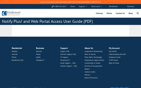 Notify Plus! and Web Portal Access User Guide (PDF ...