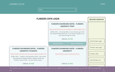 flinders okta login - General Information about Login