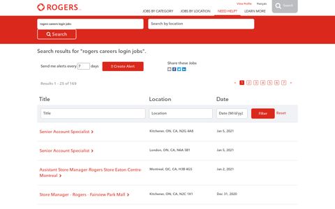 Rogers Careers Login Jobs - Rogers Communications Jobs