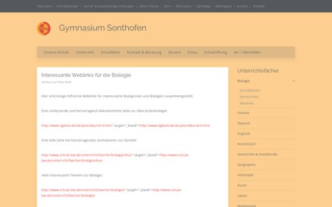 Weblinks - Gymnasium Sonthofen