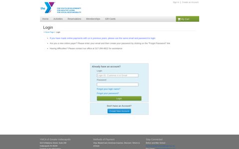 YMCA of Greater Indianapolis - Online Services
