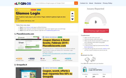 Glamoo Login - A database full of login pages from all over the ...