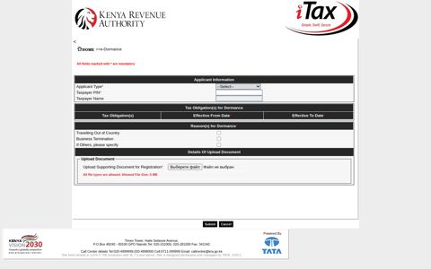 Kenya Revenue Authority - KRA Itax