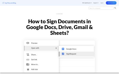 How to Sign Documents with Google Docs, Drive, Gmail and ...