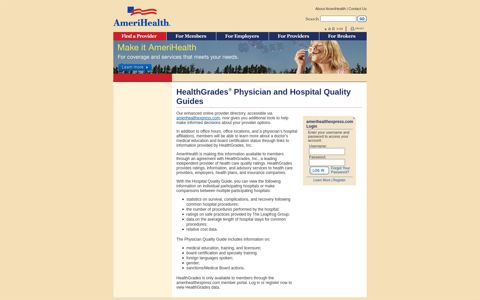 HealthGrades ® Physician and Hospital Quality Guides