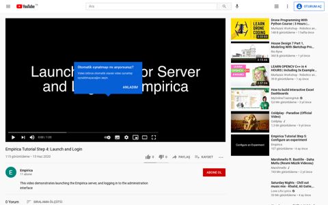 Empirica Tutorial Step 4: Launch and Login - YouTube