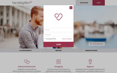 Einloggen | Herzklopfen - Deine Partnersuche in Tirol