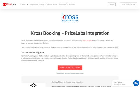 Kross Booking - PriceLabs integration - PriceLabs