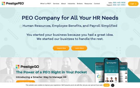Prestige PEO: PEO Company | Payroll, Employee Benefits & HR