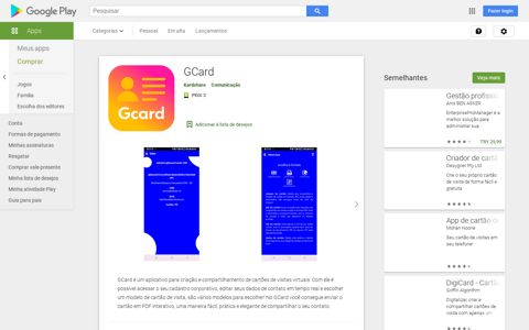 GCard – Apps no Google Play