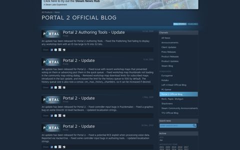 News - Portal 2 Official Blog - Steam