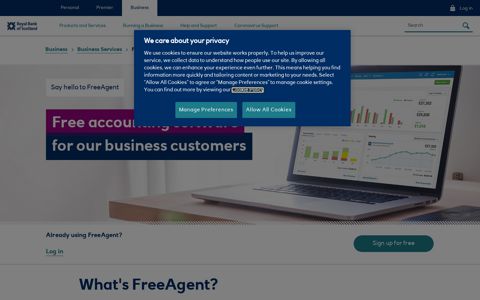 FreeAgent | Cloud accounting software | Royal Bank of Scotland