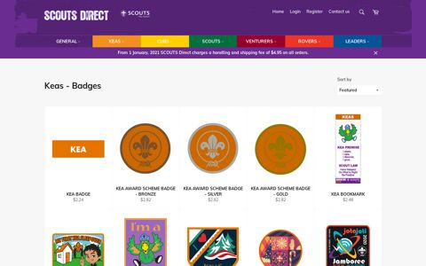 Keas - Badges – Scouts Direct