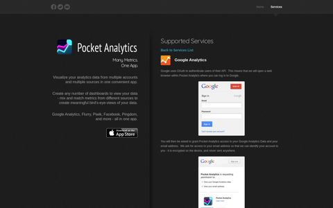 Google Analytics access for iPhone - Pocket Analytics for ...