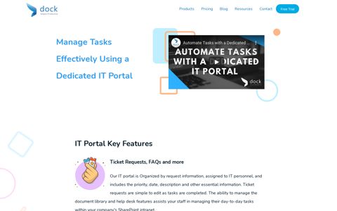 IT Portal SharePoint Template | Manage your project ...
