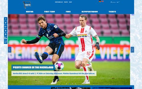 Official Website Hertha BSC - HerthaBSC.de