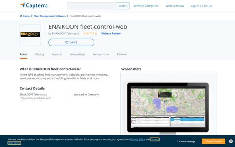 ENAiKOON fleet-control-web Reviews and Pricing - 2020