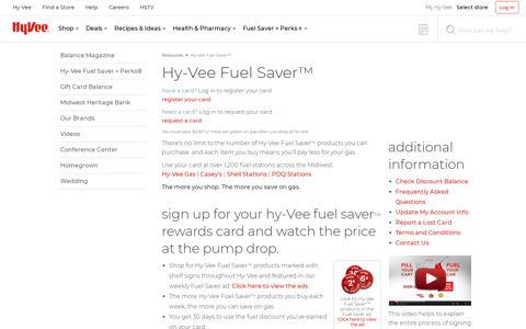 Hy-Vee Fuel Saver