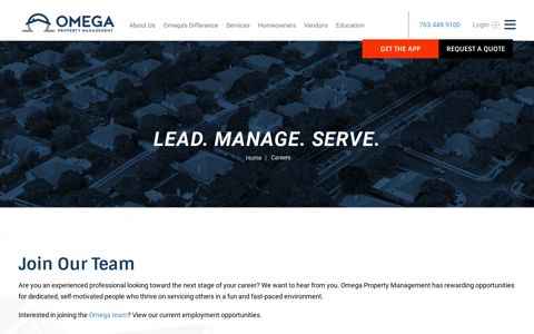 Omega Careers | Property Management Jobs
