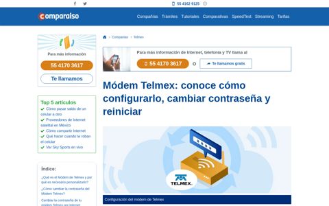 ▷ Módem Telmex: Cambia la contraseña, nombre y ...