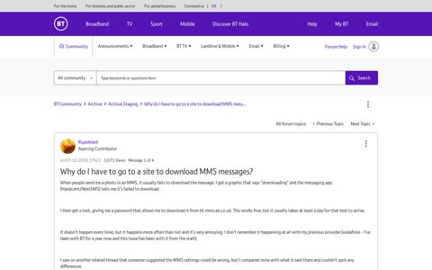 Why do I have to go to a site to download MMS mess... - BT ...