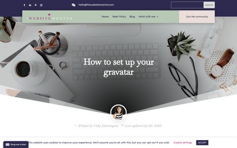 Create your Gravatar - a step by step walk through