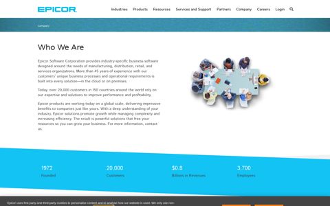 ERP Company | About Us | Epicor India
