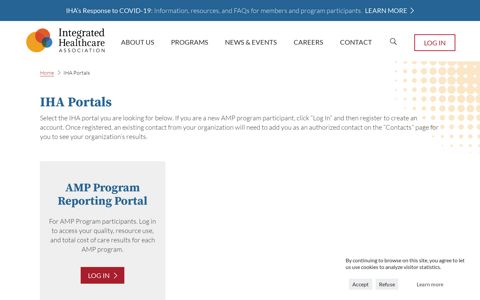 IHA Portals - Integrated Healthcare Association