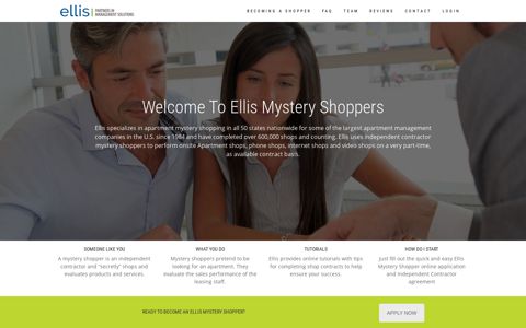 Ellis Mystery Shopper Jobs