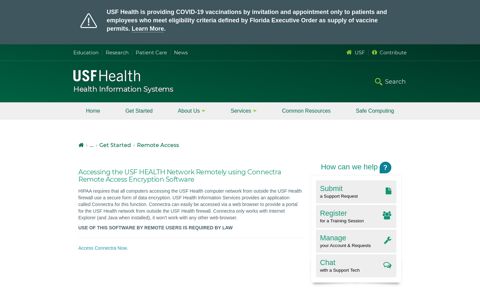 Remote Access | USF Health