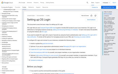 Setting up OS Login - Google Cloud