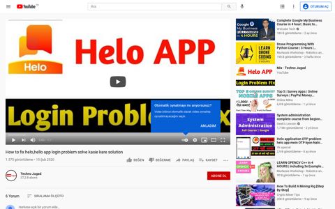 How to fix helo,hello app login problem solve kasie ... - YouTube