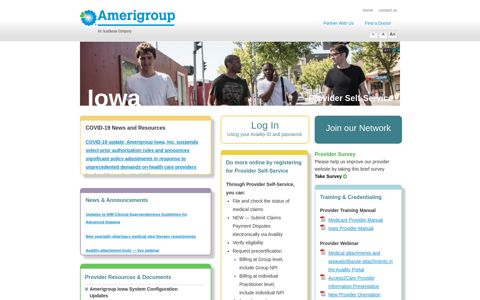 Iowa | Providers – Amerigroup
