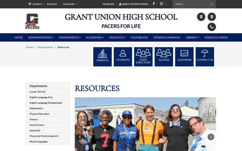 Grant Union High School Resources
