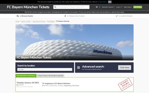 FC Bayern München Tickets | Buy or Sell Tickets for FC ...